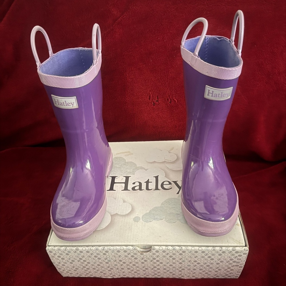 Hatley Lavender Kids' Rain Boots